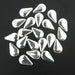 Specialty Nailhead - Silver Tear Drop 8x13mm - 1 Gross - Threadart.com