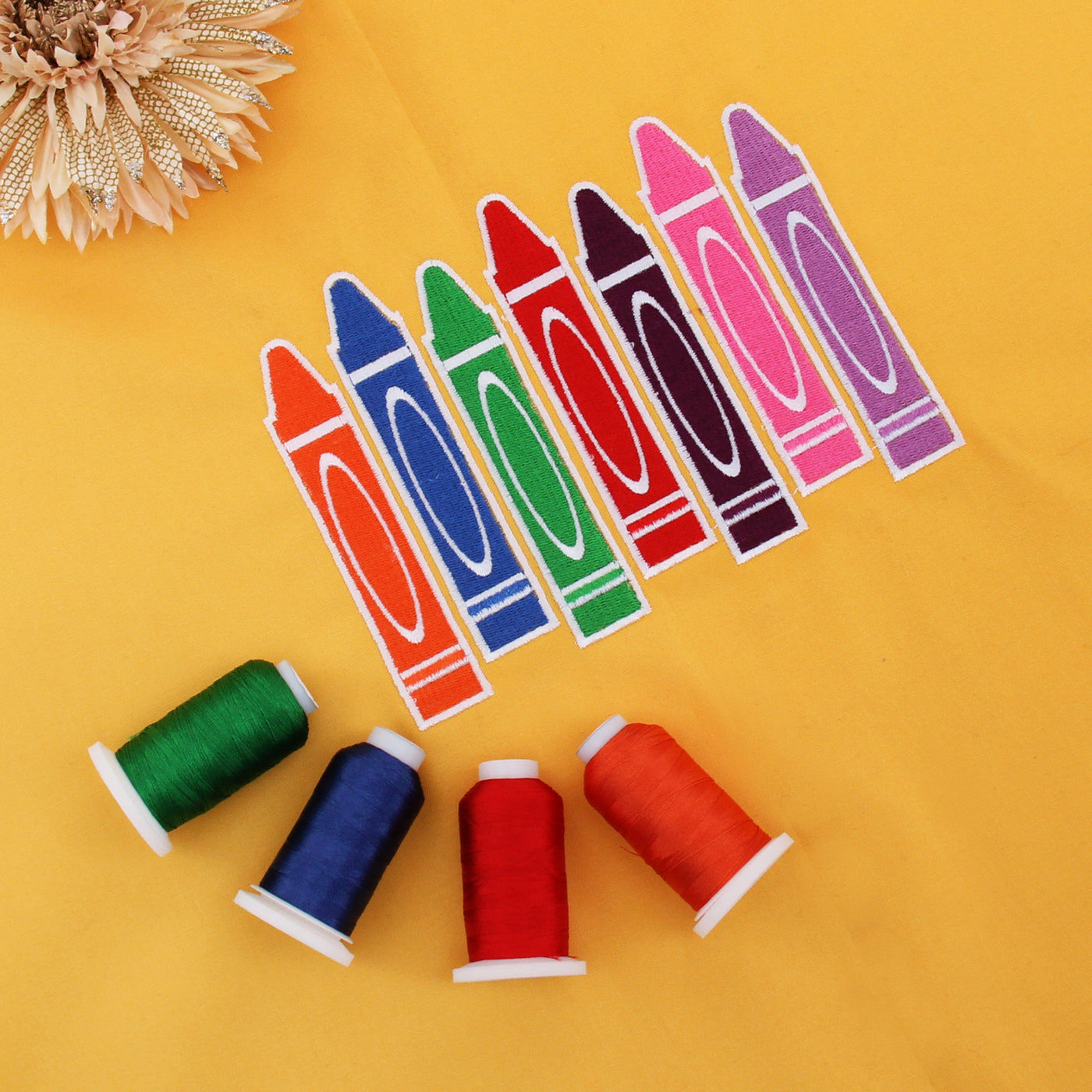 160 Colors Machine Embroidery Thread - Polyester, 500M, Kit Set ...