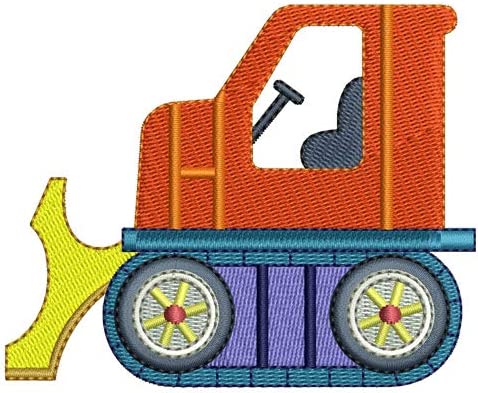 Machine Embroidery Designs - Construction Trucks(1) - Threadart.com