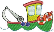 Machine Embroidery Designs - Boats(1) - Threadart.com