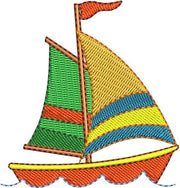 Machine Embroidery Designs - Boats(1) - Threadart.com