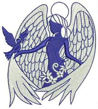 Machine Embroidery Designs - Angels of Love(1) - Threadart.com