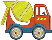 Machine Embroidery Designs - Construction Trucks(1) - Threadart.com