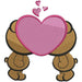 Machine Embroidery Designs - Valentine Bears(3) - Threadart.com