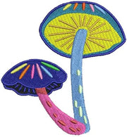 Machine Embroidery Designs - Bright Mushrooms (1) - Threadart.com