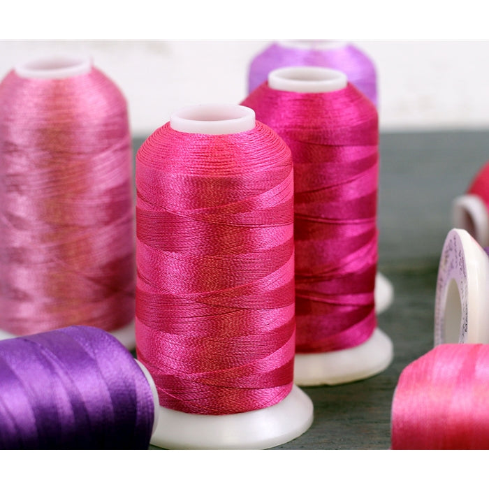Machine Embroidery Thread Set - 80 Colors - Polyester 1000 Meters ...