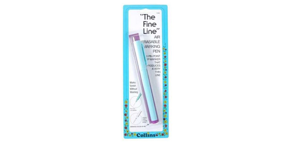 Fine Line Air Erasable Marking Pen by Collins - Threadart.com