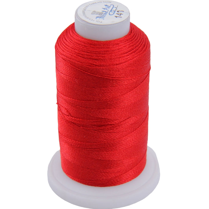 40 Cones of 500 Meters Polyester Machine Embroidery Thread - Brilliant Colors - Threadart.com