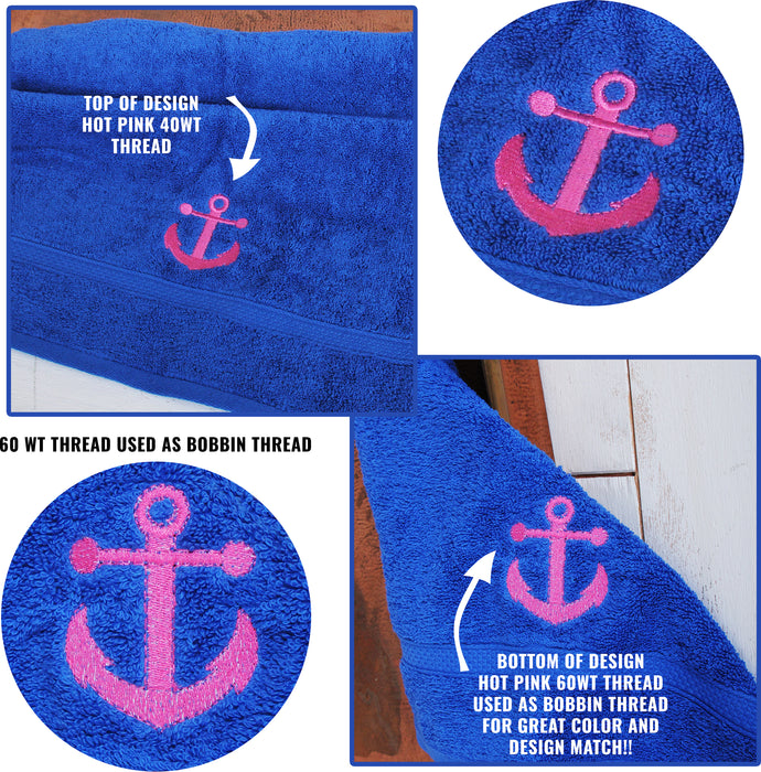 Micro Embroidery & Bobbin Thread 60 Wt No. 231 - Bright Navy - 1000 Meters - Threadart.com