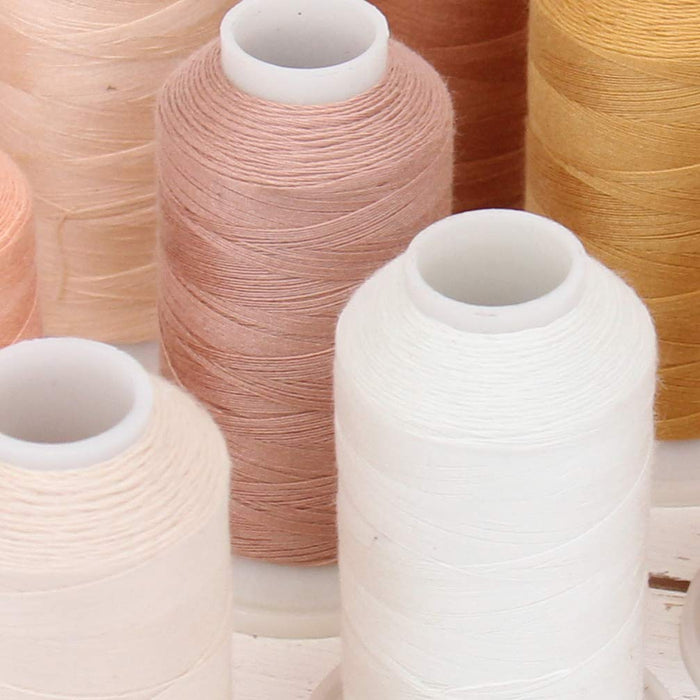 Sewing Thread 11 Cone Neutral Shades Set - Color Builder - Threadart.com