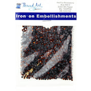 Hot Fix Rhinestones - SS10 - Smoked Topaz - 1440 stones - Threadart.com