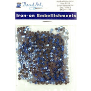 Hot Fix Rhinestones - SS16 - Aquamarine - 720 stones - Threadart.com