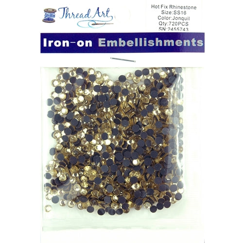Hot Fix Rhinestones-SS16-Jonquil - 720 stones - Threadart.com