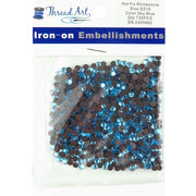 Hot Fix Rhinestones - SS16 - Sky Blue - 720 stones - Threadart.com