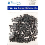 Hot Fix Rhinestones - SS20 - Hematite - 288 stones - Threadart.com