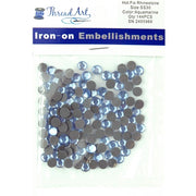 Hot Fix Rhinestones - SS30 - Aquamarine - 144 stones - Threadart.com