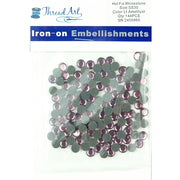 Hot Fix Rhinestones - SS30 - Lt. Amethyst - 144 stones - Threadart.com