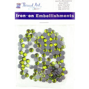Hot Fix Rhinestones - SS30 - Peridot - 144 stones - Threadart.com