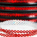 Hot Fix Sequin Reel - Red 4mm - Threadart.com