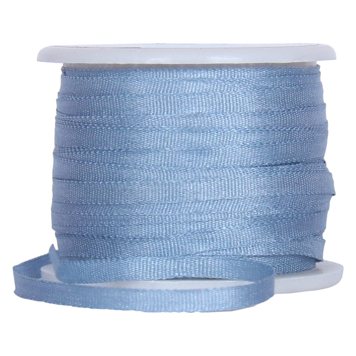 Silk Ribbon 2mm Slate Blue x 10 Meters No. 012 - Threadart.com