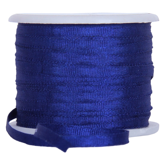 Silk Ribbon 2mm Sapphire Blue x 10 Meters No. 701 - Threadart.com