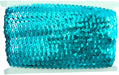 Stretch Sequin Roll - 1 1/2in - Aqua - 10 Meters (11 Yards) - Threadart.com