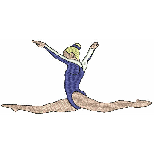 Machine Embroidery Designs - Gymnastics(1) - Threadart.com