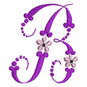 Machine Embroidery Designs - Floral Alphabet - Threadart.com