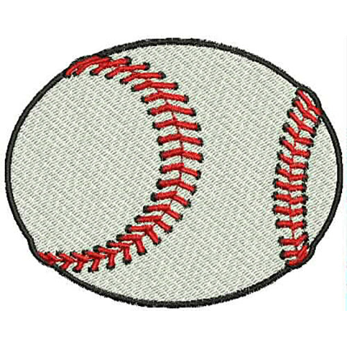 Machine Embroidery Designs - Baseball(1) - Threadart.com
