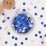 HotFix Loose Sequins - 4MM Blue Hologram - Threadart.com
