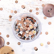 HotFix Loose Sequins - 4MM Brown Metallic - Threadart.com