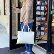 Six Pack of Canvas Totes - Black - 100% Cotton - 12x16 - Threadart.com