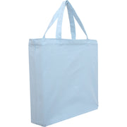 Blank Canvas Tote Bag - Light Aqua - 100% Cotton- 14.5x17x3 - Threadart.com