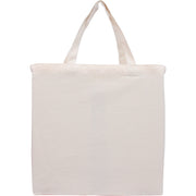 Blank Canvas Tote Bag - Natural - 100% Cotton- 14.5x17x3 - Threadart.com