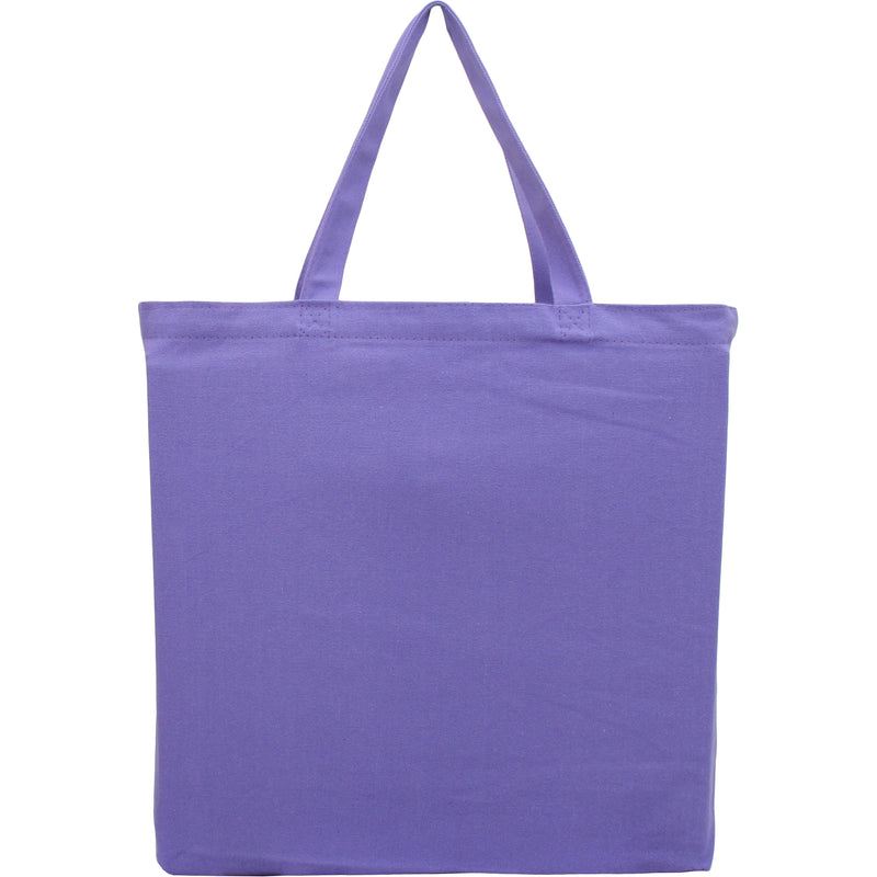 Blank Canvas Tote Bag - Periwinkle - 100% Cotton- 14.5x17x3 - Threadart.com