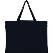 Blank Canvas Tote - Black - 100% Cotton - 12x16- For Books, Beach, Trips, Parties and More - Threadart.com