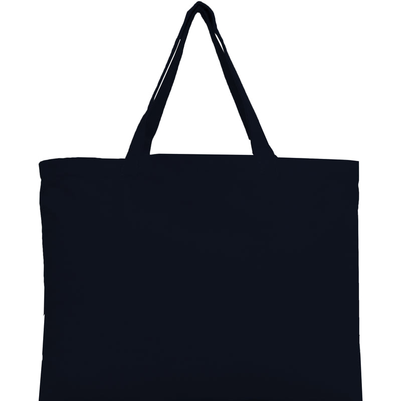 Blank Canvas Tote - Black - 100% Cotton - 12x16- For Books, Beach, Trips, Parties and More - Threadart.com