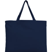 Blank Canvas Tote - Navy - 100% Cotton - 12x16- For Books, Beach, Trips, Parties and More - Threadart.com