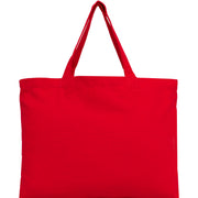 Six Pack of Canvas Totes - Red - 100% Cotton - 12x16 - Threadart.com