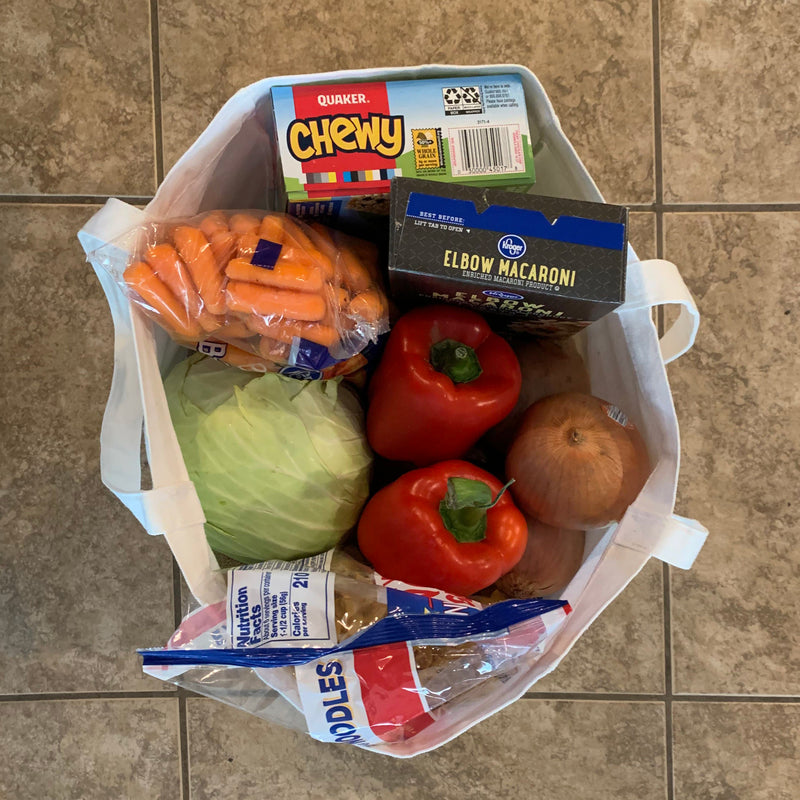 Six Pack of Canvas Totes - Natural - 100% Cotton - 14x14x7.5 - Threadart.com