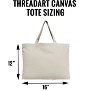Six Pack of Canvas Totes - Red - 100% Cotton - 12x16 - Threadart.com