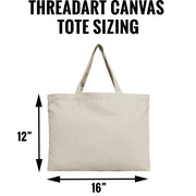 Six Pack of Canvas Totes - Black - 100% Cotton - 12x16 - Threadart.com