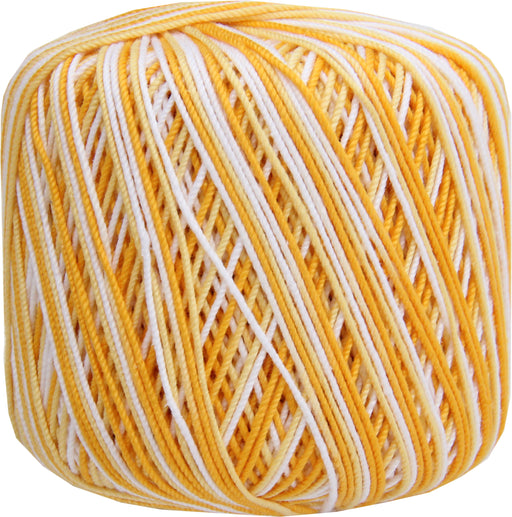 Multicolor Cotton Crochet Thread - Size 3 - Variegated Sunburst - 140 yds - Threadart.com