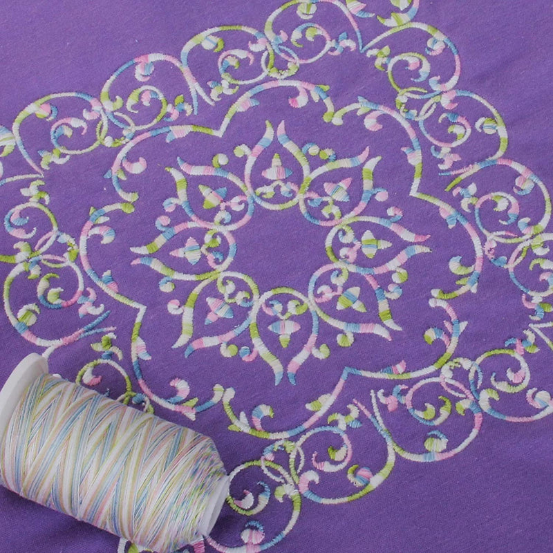 Multicolor Variegated Cotton Thread 600M - Baby Soft - Threadart.com