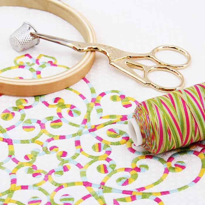 Multicolor Variegated Cotton Thread 600M - Baby Soft - Threadart.com