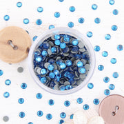 Hot Fix Rhinestones - SS10 - Capri Blue - 1440 stones - Threadart.com