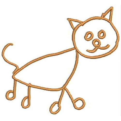 Machine Embroidery Designs - Stick Figures (1) - Threadart.com