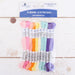 Premium Cotton Embroidery Floss Set in 10 Fun Confetti Colors - Six Strand Thread - Threadart.com