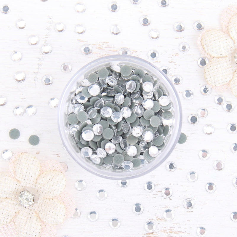 Hot Fix Rhinestones - SS8 - Crystal - 1440 stones - Threadart.com