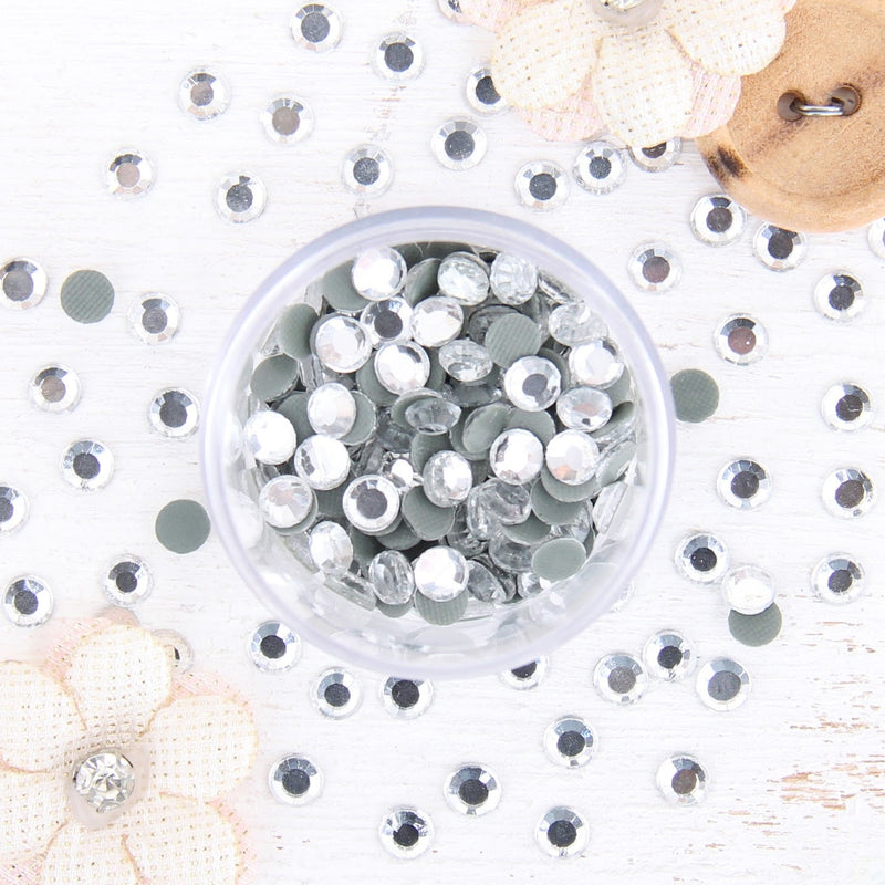 Hot Fix Rhinestones Crystal Set - All 8 Sizes - SS6, SS8, SS10, SS12, SS16, SS20, SS30, SS34 - Threadart.com